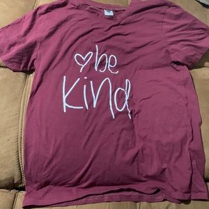 Cute red be kind shirt size S